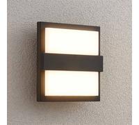 Lucande Gylfi aplique LED de exterior, cuadrado