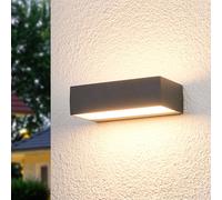 Lucande Aplique LED para exterior Lissi, 21 cm, antracita, IP54