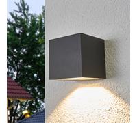 Lucande - Merjem Big Down Aplique Exterior IP54 Dak Grey