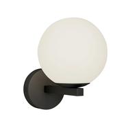 Lucande - Bidolo Aplique de Pared IP44 Negro