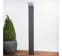 Lucande, bolardo luminoso LED Nevio, sensor, 100 cm, antracita