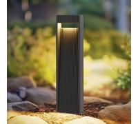 Lucande, bolardo luminoso LED Tavion, 60 cm, antracita, IP65
