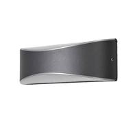 Lucande Bombillas LED aplique de pared exterior en antracita, blanco | luz de exterior ip65 estanco al polvo y a chorros de agua, 50 fuentes de luz, moderno, 2700 k blanco cálido para balcón,