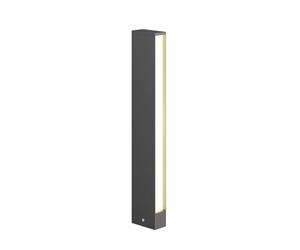 Lucande Bombillas LED baliza de jardín en gris oscuro, blanco, lámpara