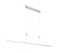 Lucande Bombillas LED lámpara colgante en níquel mate, luminaria