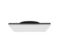 Lucande Bombillas LED lámpara de techo plana en gris oscuro, blanco, con | plafón de techo ip65 estanco al polvo y a chorros de agua, moderno, 3000 k blanco cálido, angular para balcón, terraza