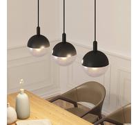 Lucande Dustian lámpara colgante, 3 luces, 90 cm