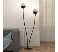 Lucande Dustian lámpara de pie, 2 luces