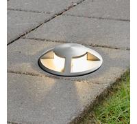 Lucande Foco de suelo LED empotrado Anina de aluminio