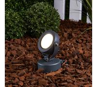Lucande foco exterior LED Gavin, 33 cm, antracita, aluminio