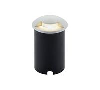 Lucande Focos de suelo empotrados Milara (Moderno) en Gris hecho Aluminio (1 llama, GU10) foco empotrado exterior