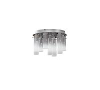 Lucande - Korvitha 7 LED Lámpara de Techo Smoke/Silver