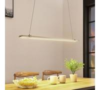 Lucande Lámpara colgante LED lineal Tymon, estrecha, extensible
