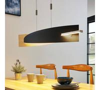 Lucande lámpara colgante LED Marija, 101 cm, negra, atenuable