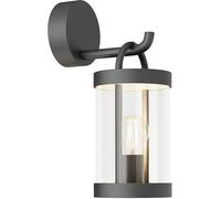 Lucande Lámpara de pared exterior de Aluminio Negro