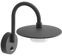 Lucande Lámpara de pared exterior de Aluminio Negro