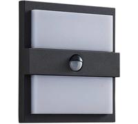 Lucande Lámpara de pared exterior de Aluminio Negro