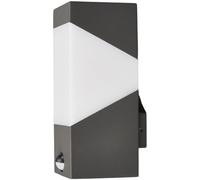 Lucande Lámpara de pared exterior de Aluminio Negro