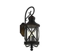 Lucande Lámpara de pared exterior Marcellino en Marrón hecho Metal (3 llamas, E14) lámparas para aplique lámpara LED exterior/fachada