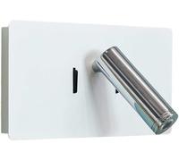 Lucande Lámpara de pared LED de Metal Blanco