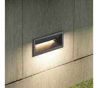 Lucande - Jaano LED Exterior Luz de Pared Empotrada Antracite