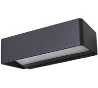 Lucande Lámpara de pared Led exterior de Aluminio Negro
