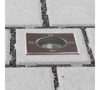 Lucande lámpara de suelo empotrable Ava, 12 cm x 12 cm, IP67, GU10