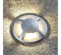 Lucande Lámpara de suelo empotrable Milara, 4 salidas de luz, GU10