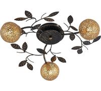 Lucande Evory plafón, redondo, 3 luces