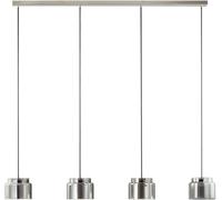 Lucande Diano lámpara colgante, gris humo, 4 luces