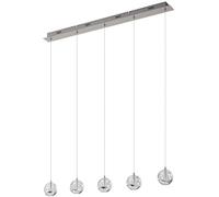 Lucande Lámpara de techo de Vidrio Transparente