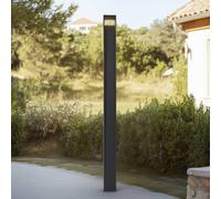 Lucande lámpara exterior LED Tavion, 230 cm, antracita, IP65
