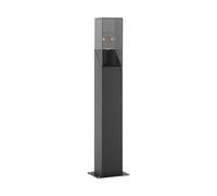 Lucande Lámpara para exterior Fiola (Moderno) en Negro hecho de Aluminio (1 llama, E27) iluminación senderos baliza farola