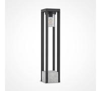 Lucande Lámpara para exterior Kalisa (Moderno) en Gris hecho de Aluminio (1 llama, E27) iluminación senderos baliza farola