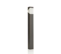 Lucande Lámpara para exterior Kiran (Moderno) en Negro hecho de Aluminio (1 llama, E27) iluminación senderos baliza farola
