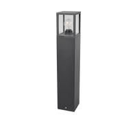 Lucande Lámpara para exterior Klemens (Moderno) en Negro hecho de Aluminio (1 llama, E27) iluminación senderos baliza farola
