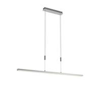 Lucande LED Lámpara colgante Myron (Moderno) en Gris hecho de Aluminio e.o. para Salón & Comedor (1 llama, lámpara, techo