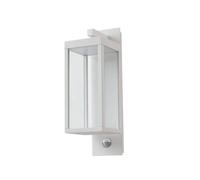 Lucande LED Lámpara de pared exterior Ferdinand (Moderno) en Blanco hecho Aluminio (1 llama, lámpara para exterior/fachada, casa terraza y balcón