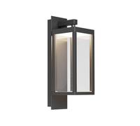 Lucande LED Lámpara de pared Led exterior Ferdinand (Moderno) en Gris hecho Aluminio (1 llama, lámparas para aplique, lámpara