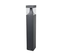 Lucande LED Lámpara para exterior Egon (Moderno) en Negro hecho de Aluminio (1 llama, iluminación senderos, baliza farola