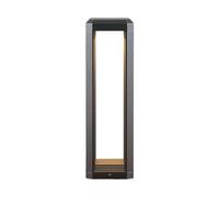 Lucande LED Lámpara para exterior Fery (Moderno) en Negro hecho de Aluminio (1 llama, iluminación senderos, baliza farola