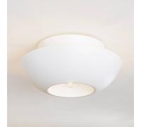 Lucande plafón Kellina, Ø 48 cm, blanco, metal