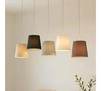 Lucande Thamila lámpara colgante, multicolor, hierro