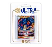 Lucario VSTAR (Lucario V Astro) SWSH214 Full Art - Ultraboost X Epée et Bouclier 10 Astres Radieux - Box de 10 Cartas Pokémon Francés