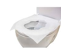 Lucart 200 Piezas de Tapa de Inodoro de Papel desechable, Tapa de Inodoro desechable Biodegradable, pañuelos de Cubierta de Asiento de Inodoro