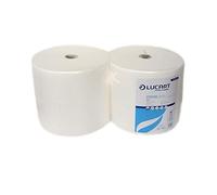 Lucart - Juego de 2 rollos de papel de manos de 3 capas, calidad extra de 800 rollos de papel de celulosa pura Lucart