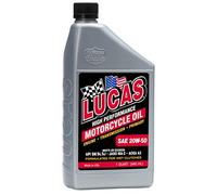 Lucas - Aceite de motocicleta de alto rendimiento SAE 20W-50 WT, 1 litro