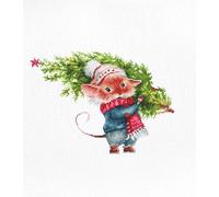 LUCAS B1169 - Kit de punto de cruz, diseño de ratón