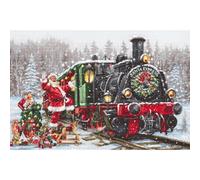 Lucas DJ DUTCHJEANS S Santa - Kit de punto de cruz, 42 x 28 cm, multicolor B2397