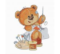 LUCAS Embroidery Kits Kit de Punto de Cruz, Multicolor, 37x27cm